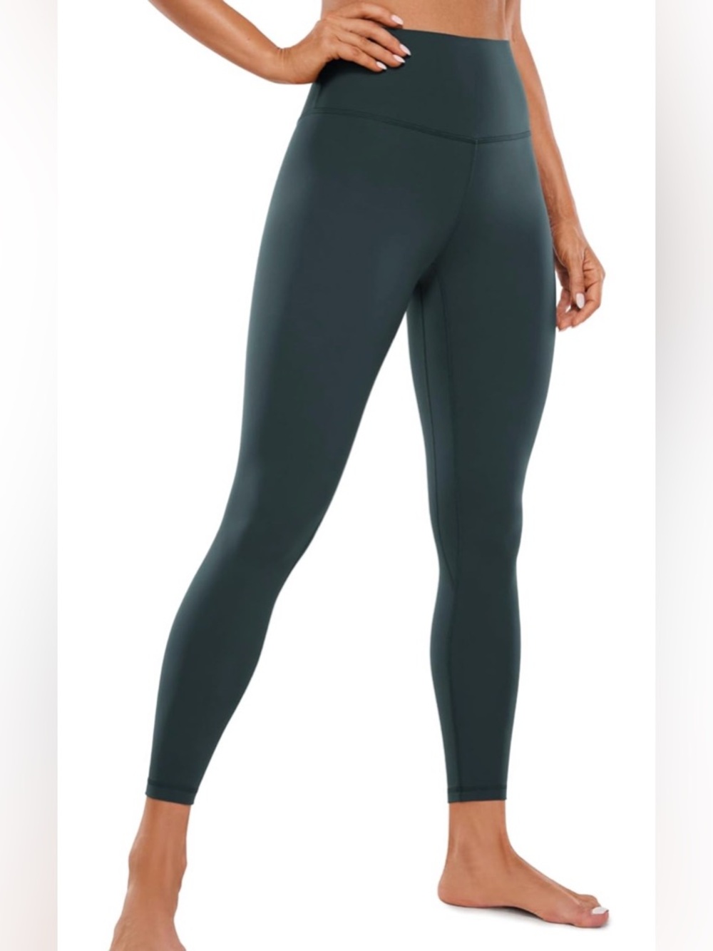Dark green CRZ yoga leggings